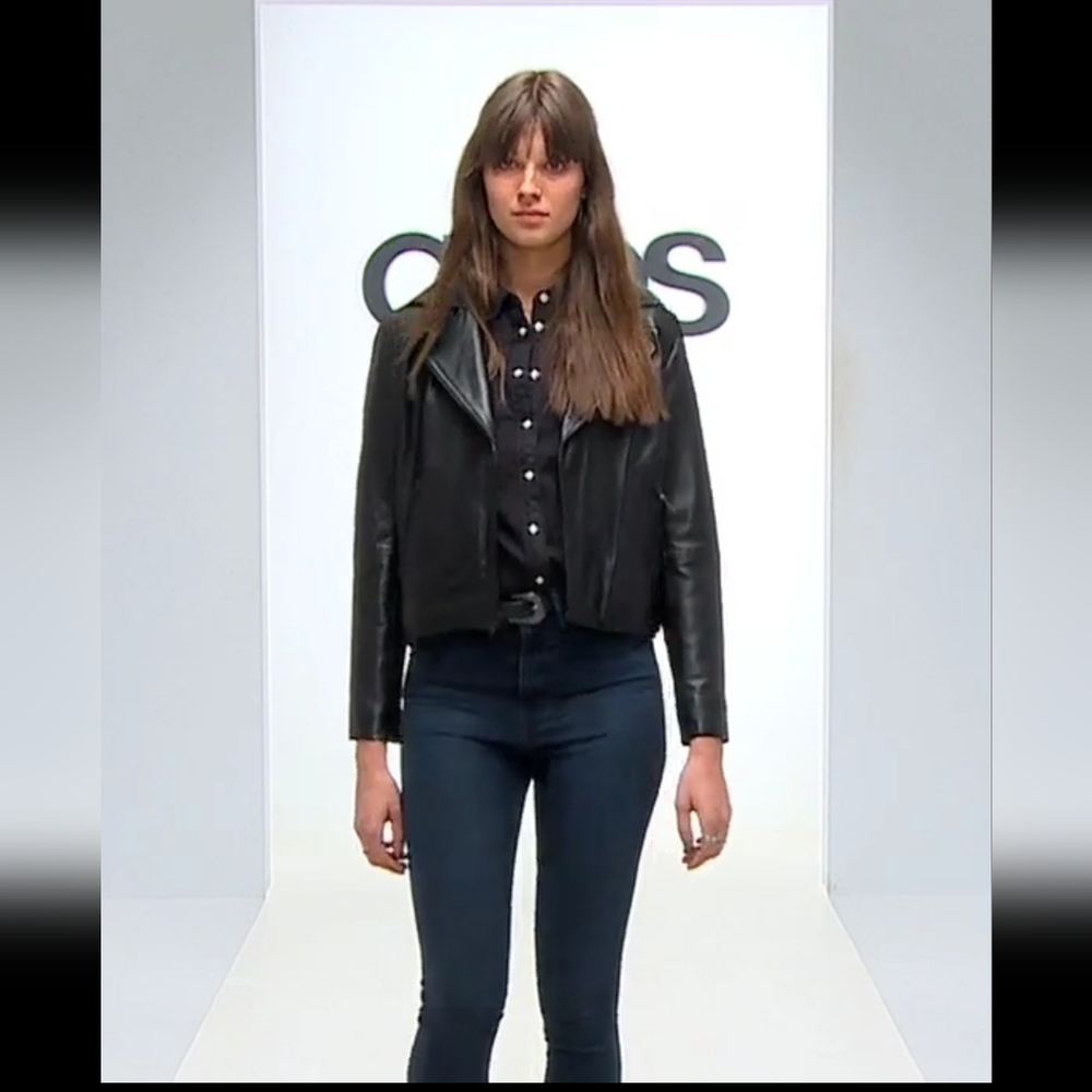 HOLLISTER Moto PU Leather Jacket